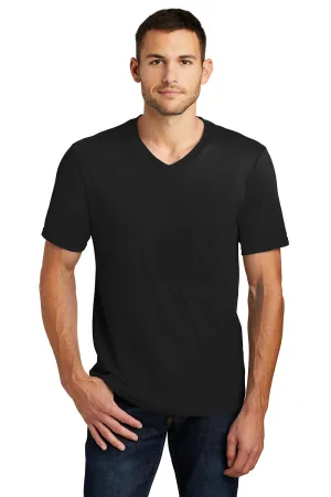 District Mens Very Important Short Sleeve V-Neck T-Shirt - Black  Buy new Clothing District