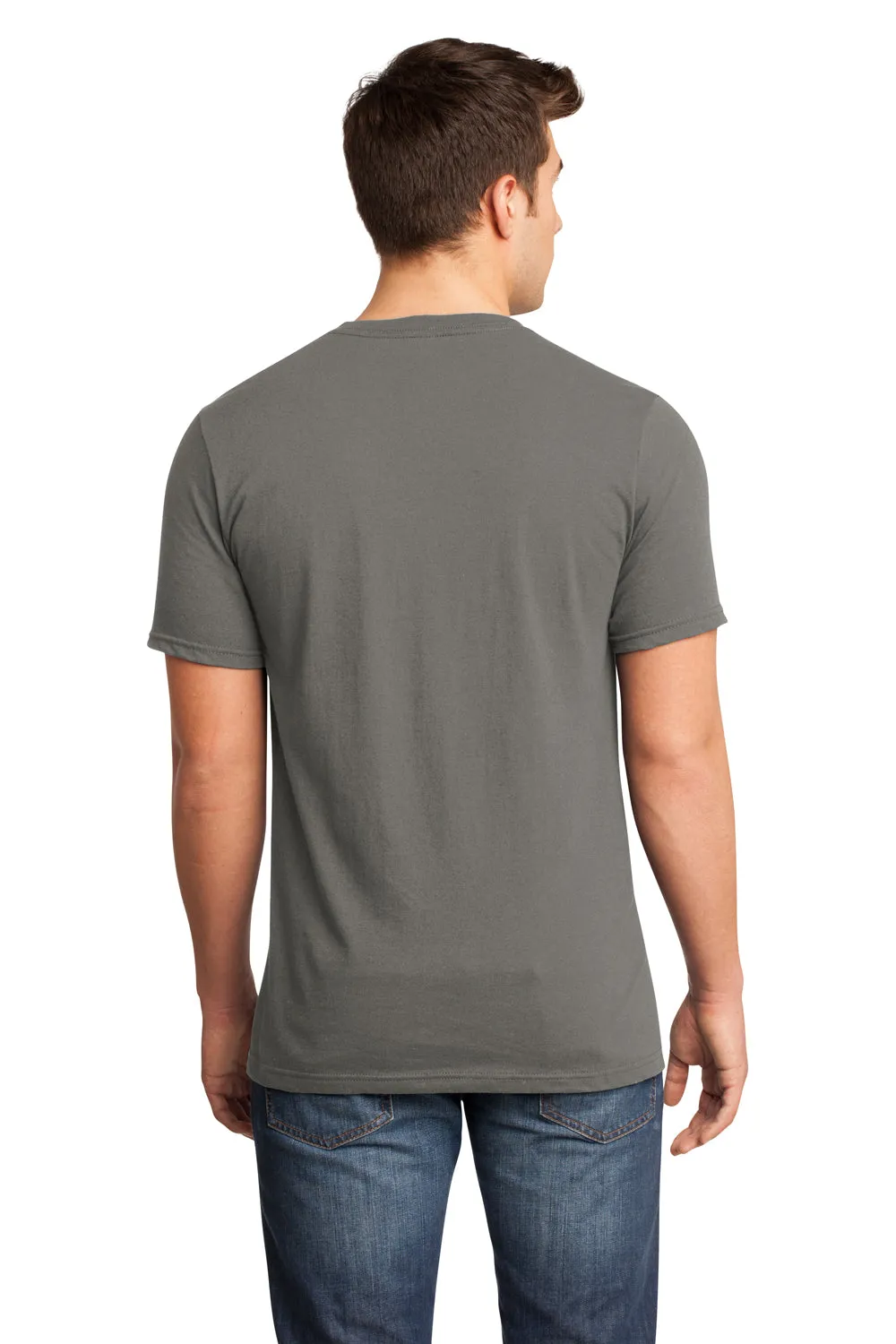 District Mens Very Important Short Sleeve V-Neck T-Shirt - Grey - Closeout  Buy new Clothing District