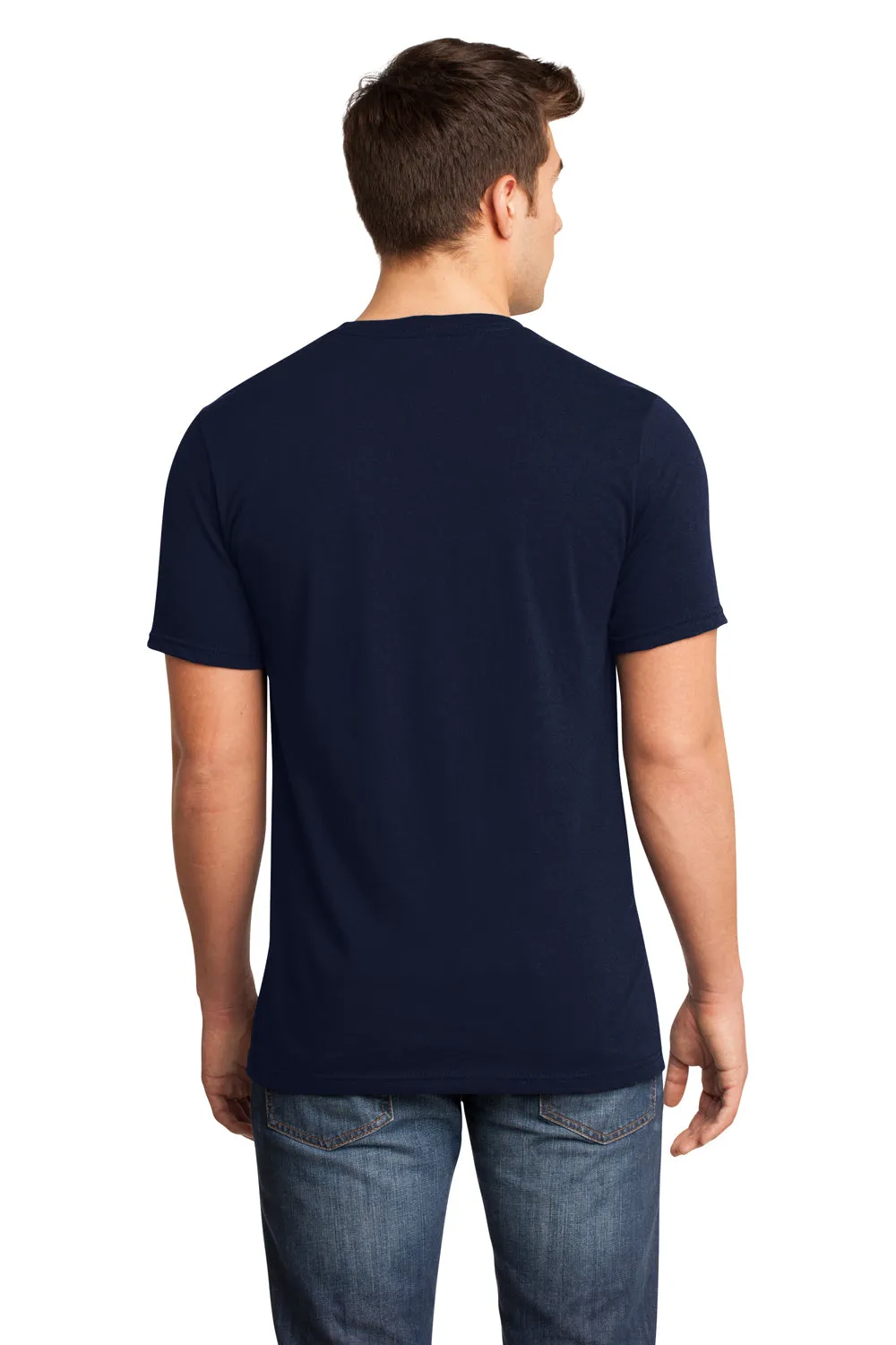 District Mens Very Important Short Sleeve V-Neck T-Shirt - New Navy Blue  Buy new Clothing District