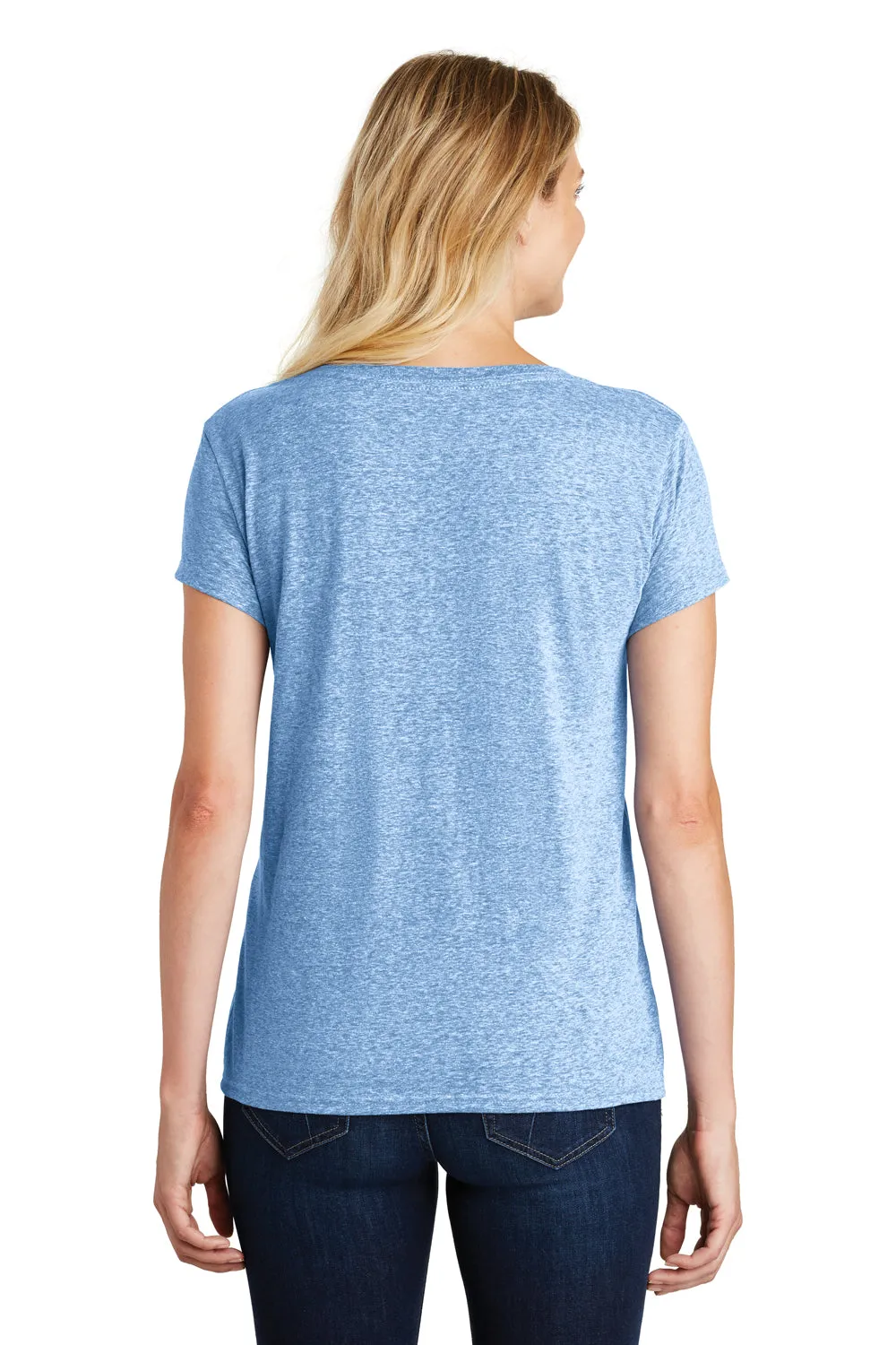 District Womens Astro Short Sleeve V-Neck T-Shirt - Royal Blue - Closeout  Buy new Clothing District