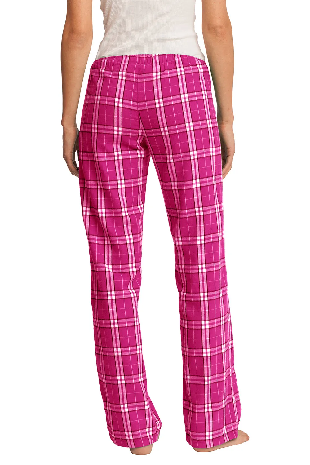 District Womens Flannel Plaid Lounge Pants - Dark Fuchsia Pink  Buy new Clothing District