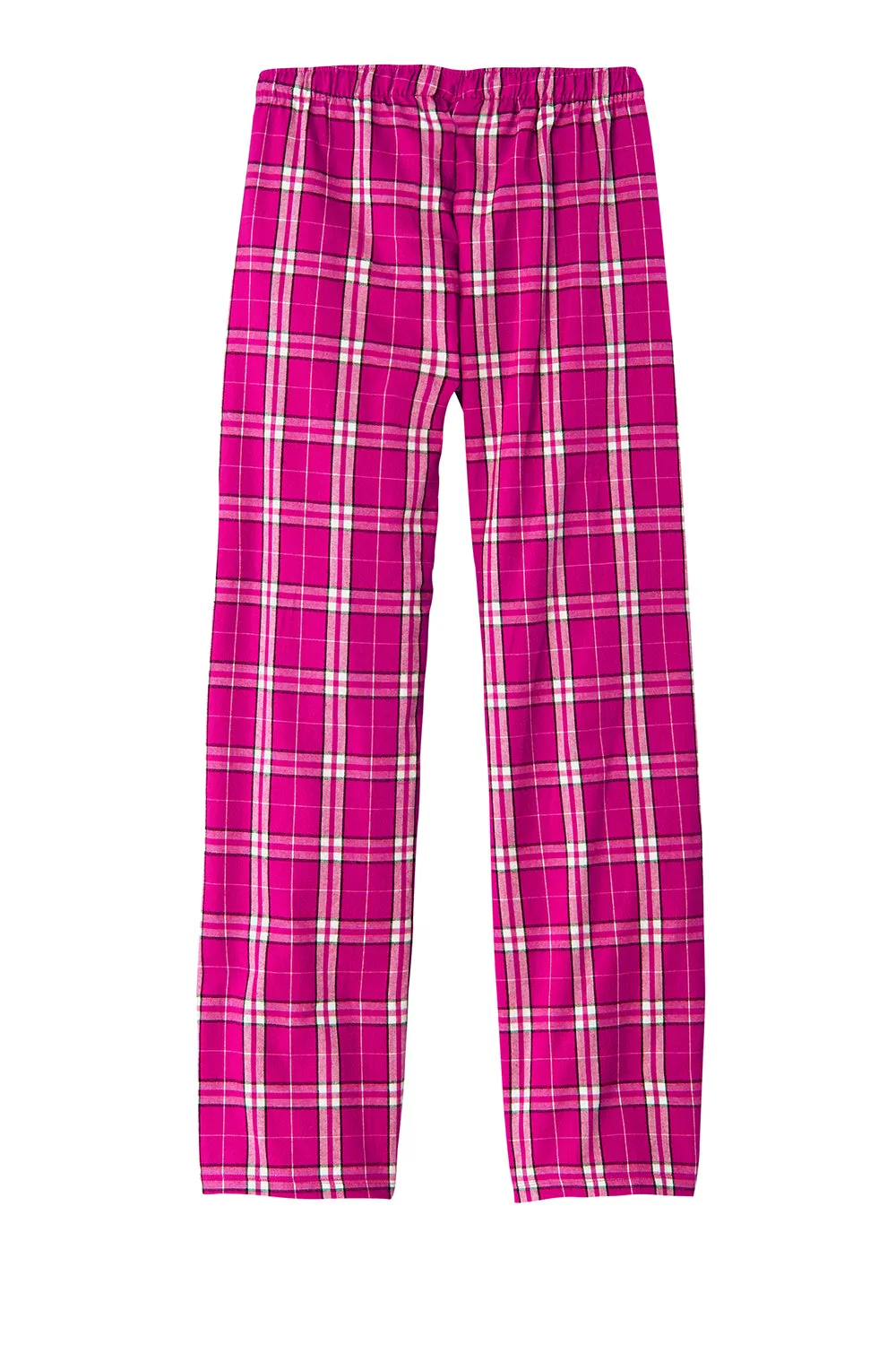 District Womens Flannel Plaid Lounge Pants - Dark Fuchsia Pink  Buy new Clothing District