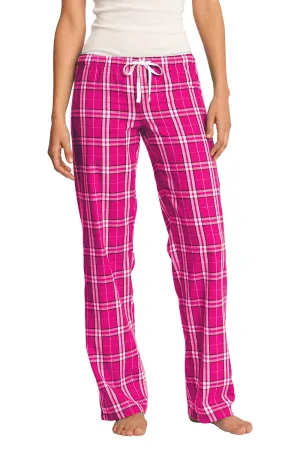 District Womens Flannel Plaid Lounge Pants - Dark Fuchsia Pink  Buy new Clothing District