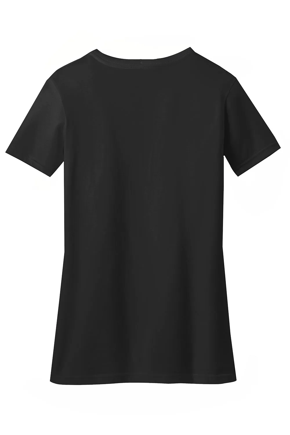 District Womens Perfect Blend Short Sleeve V-Neck T-Shirt - Black  Buy new Clothing District
