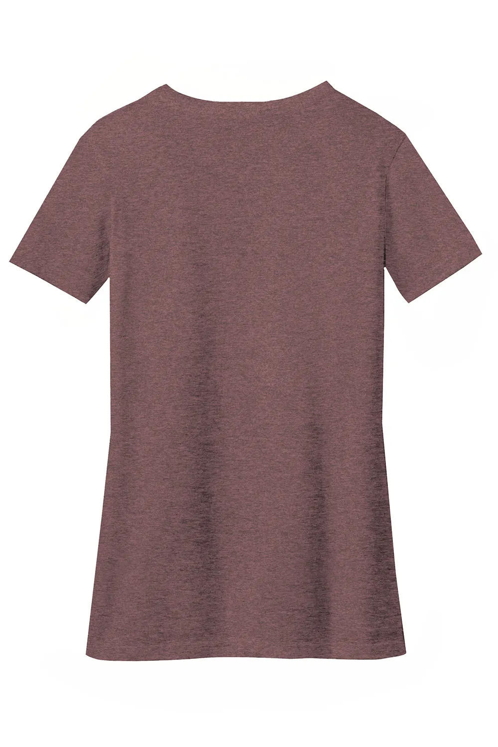 District Womens Perfect Blend Short Sleeve V-Neck T-Shirt - Rose Fleck  Buy new Clothing District