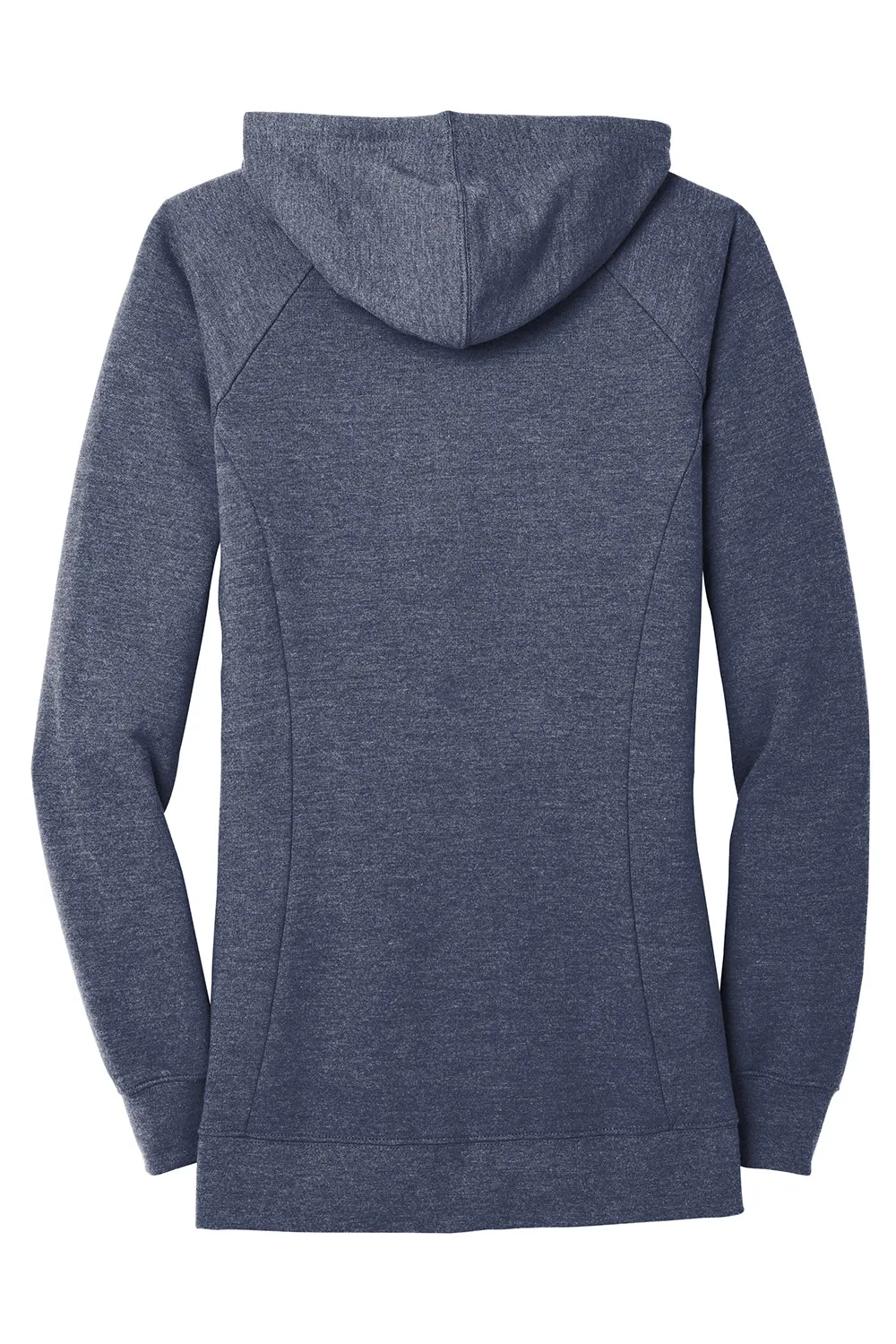 District Womens Perfect French Terry Full Zip Hooded Sweatshirt Hoodie w/ Pockets - New Navy Blue - Closeout  Buy new Clothing District