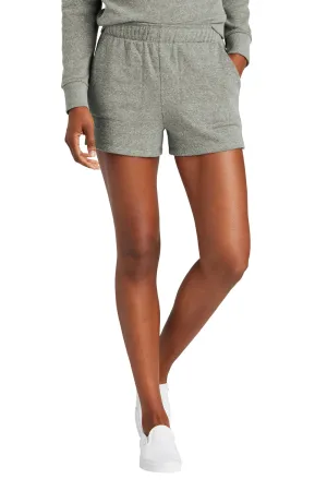 District Womens Perfect Tri Fleece Shorts w/ Pockets - Grey Frost  Buy new Clothing District