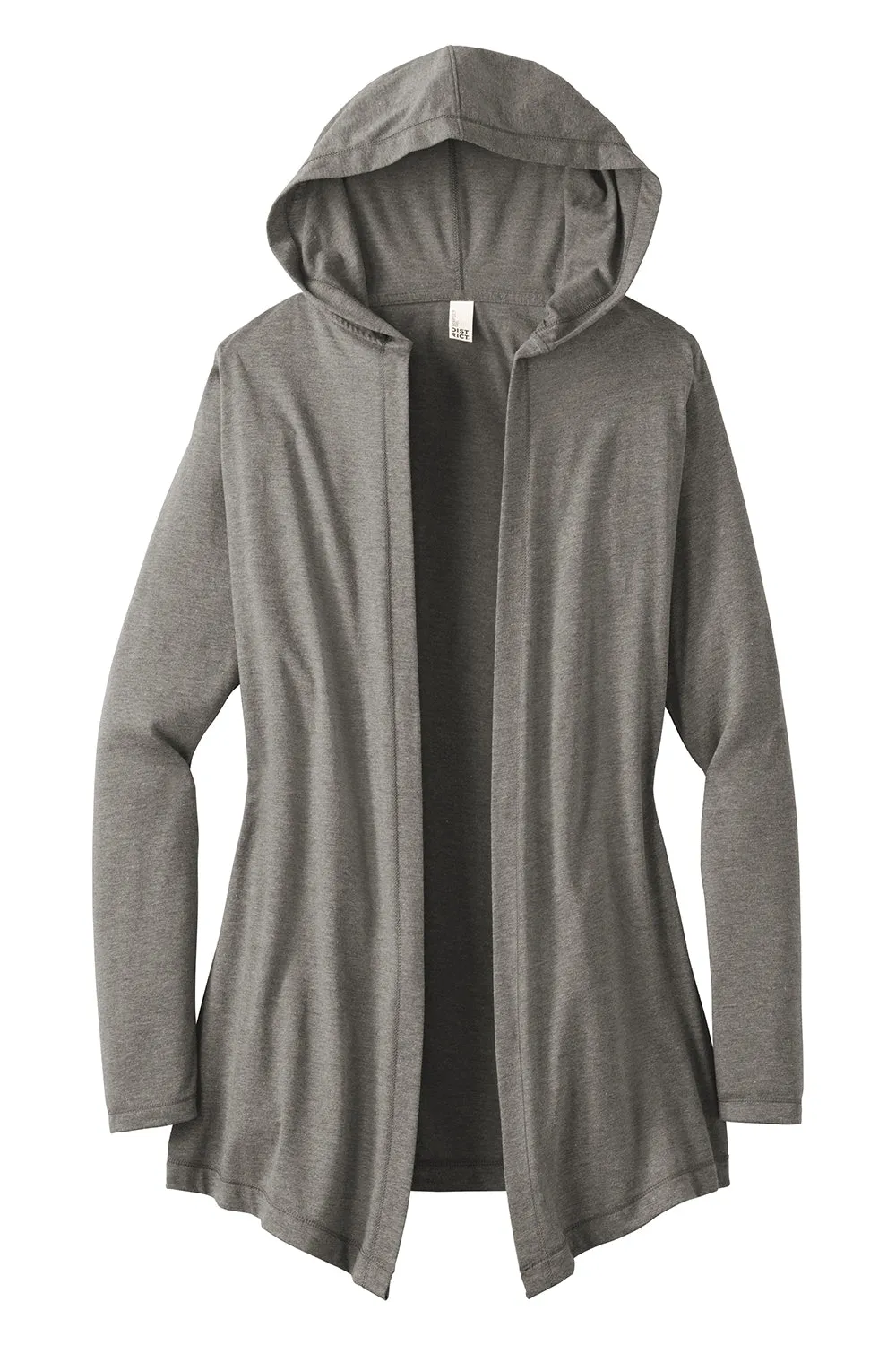 District Womens Perfect Tri Hooded Cardigan Sweater - Grey Frost  Buy new Clothing District