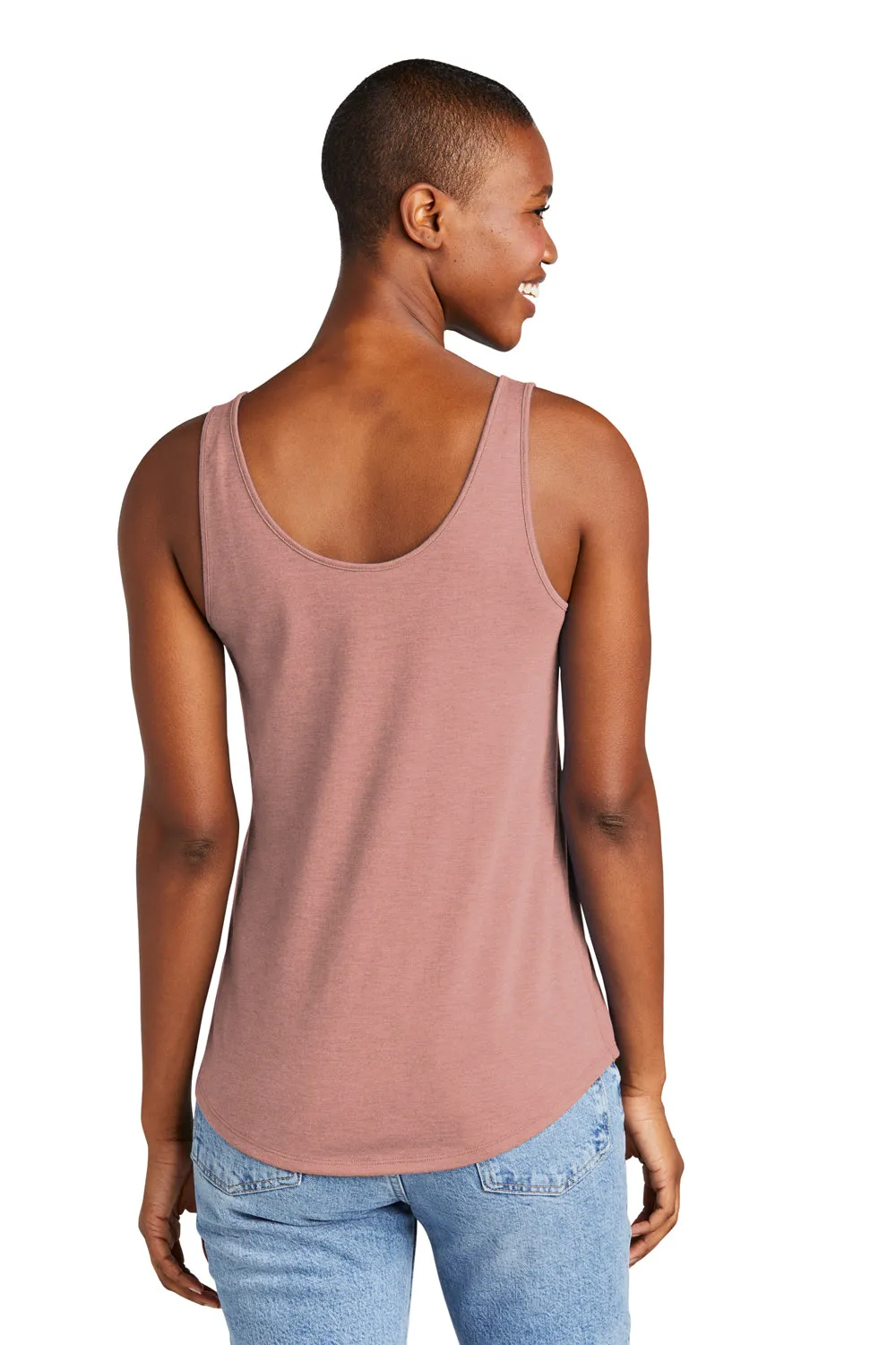 District Womens Perfect Tri Relaxed Tank Top - Blush Frost  Buy new Clothing District