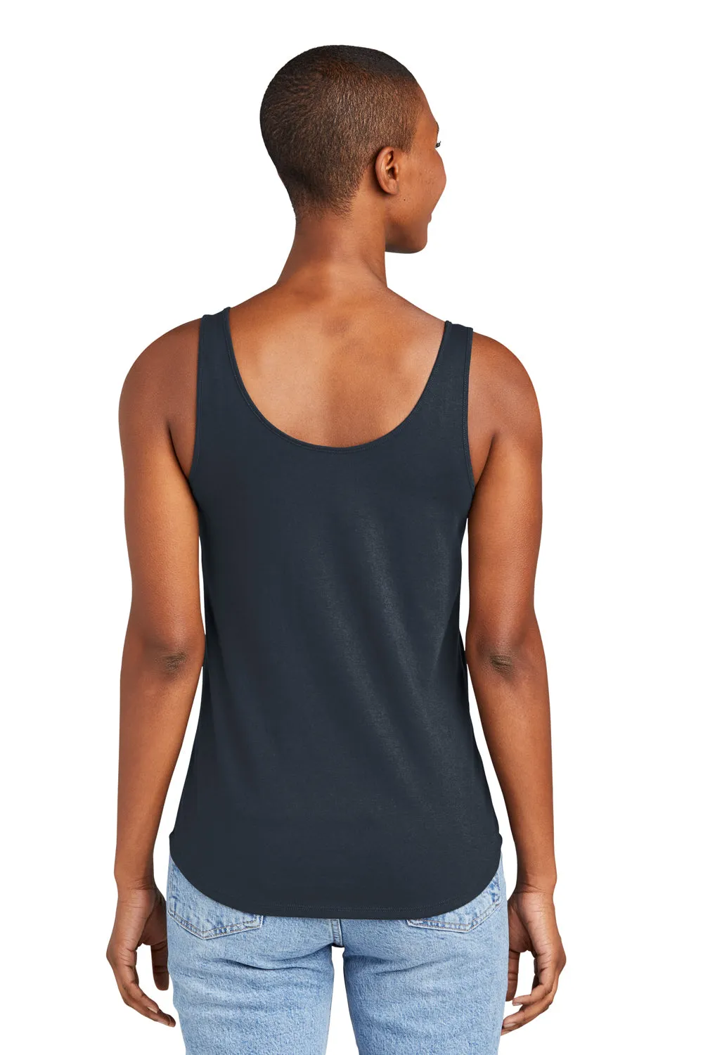 District Womens Perfect Tri Relaxed Tank Top - New Navy Blue  Buy new Clothing District