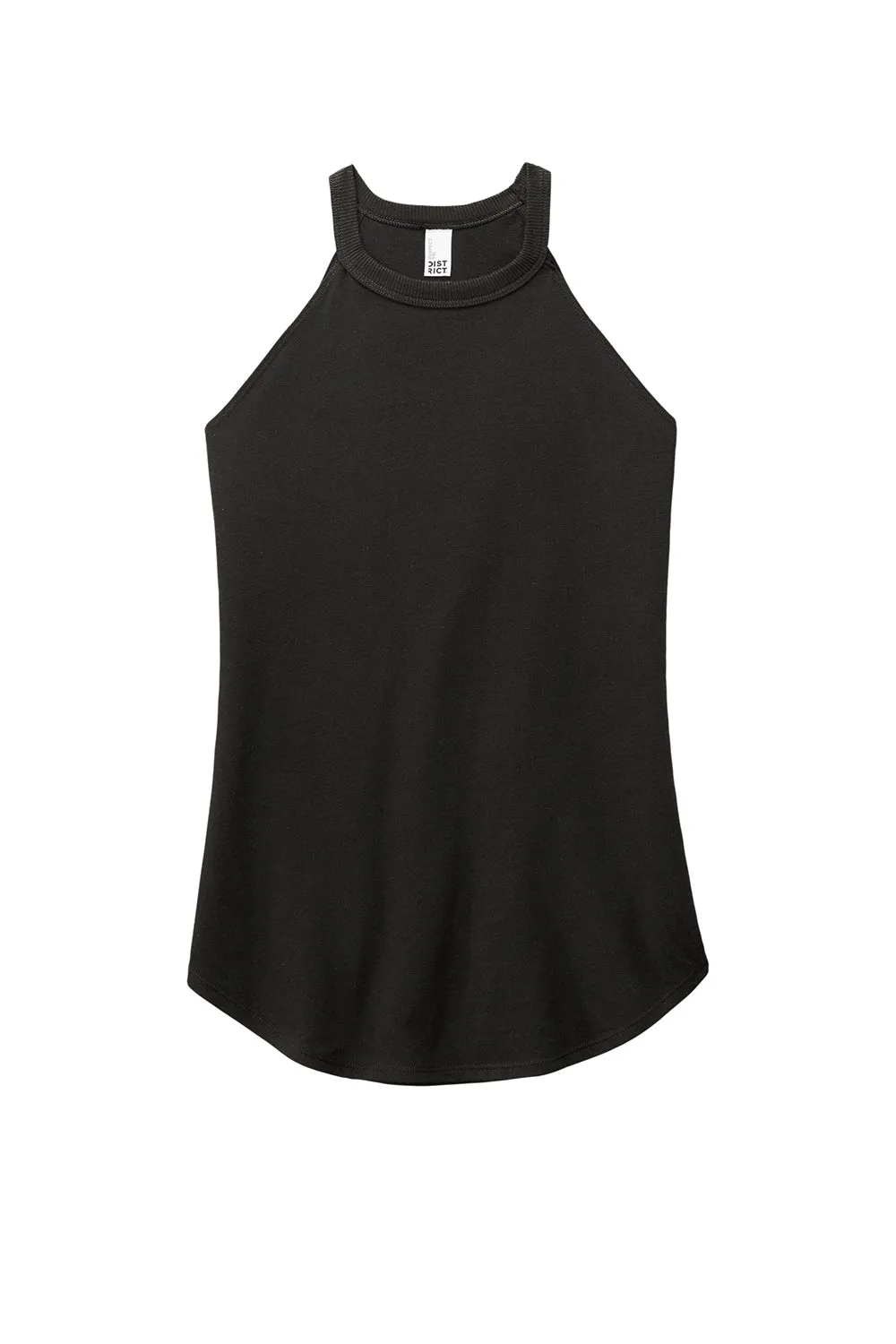 District Womens Perfect Tri Rocker Tank Top - Black  Buy new Clothing District