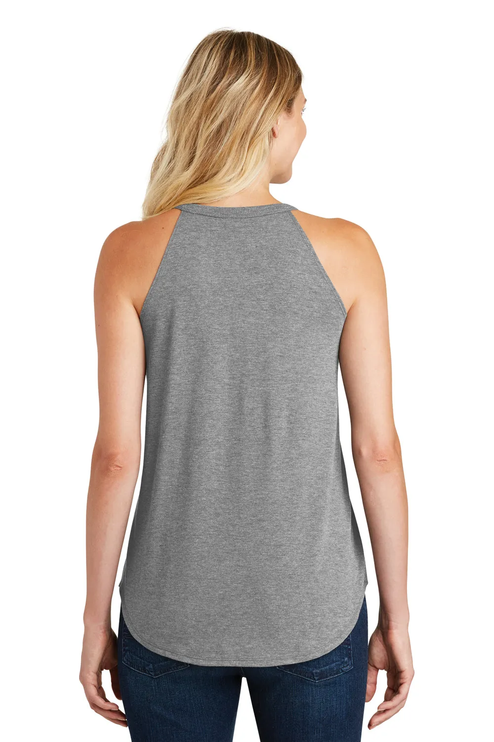 District Womens Perfect Tri Rocker Tank Top - Grey Frost  Buy new Clothing District