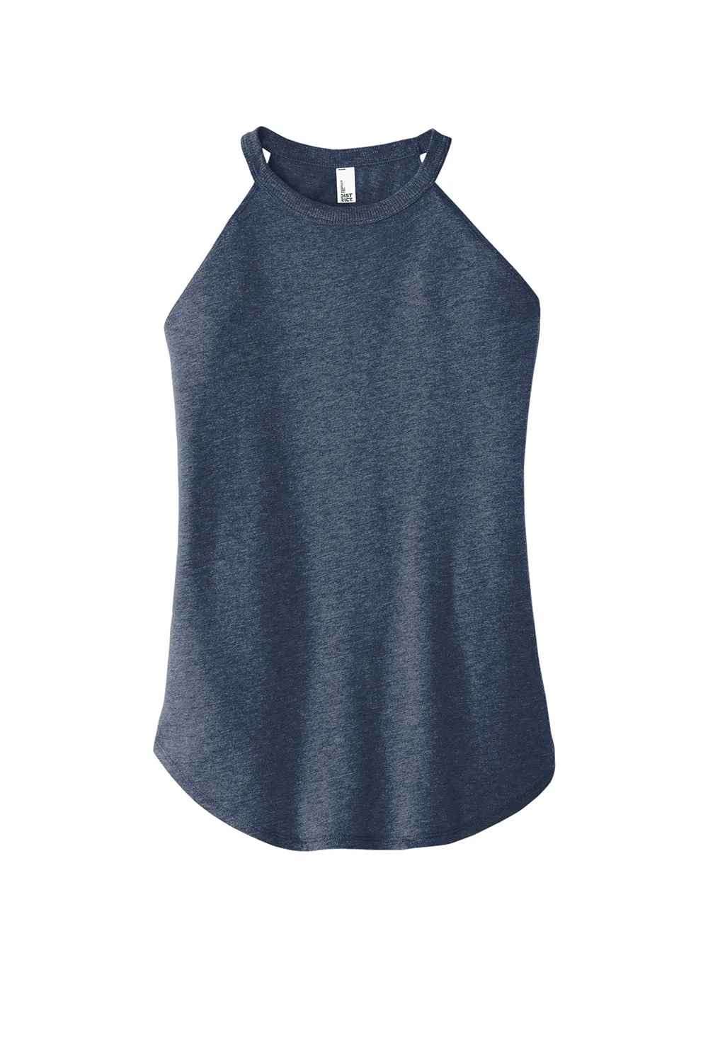 District Womens Perfect Tri Rocker Tank Top - Navy Blue Frost  Buy new Clothing District