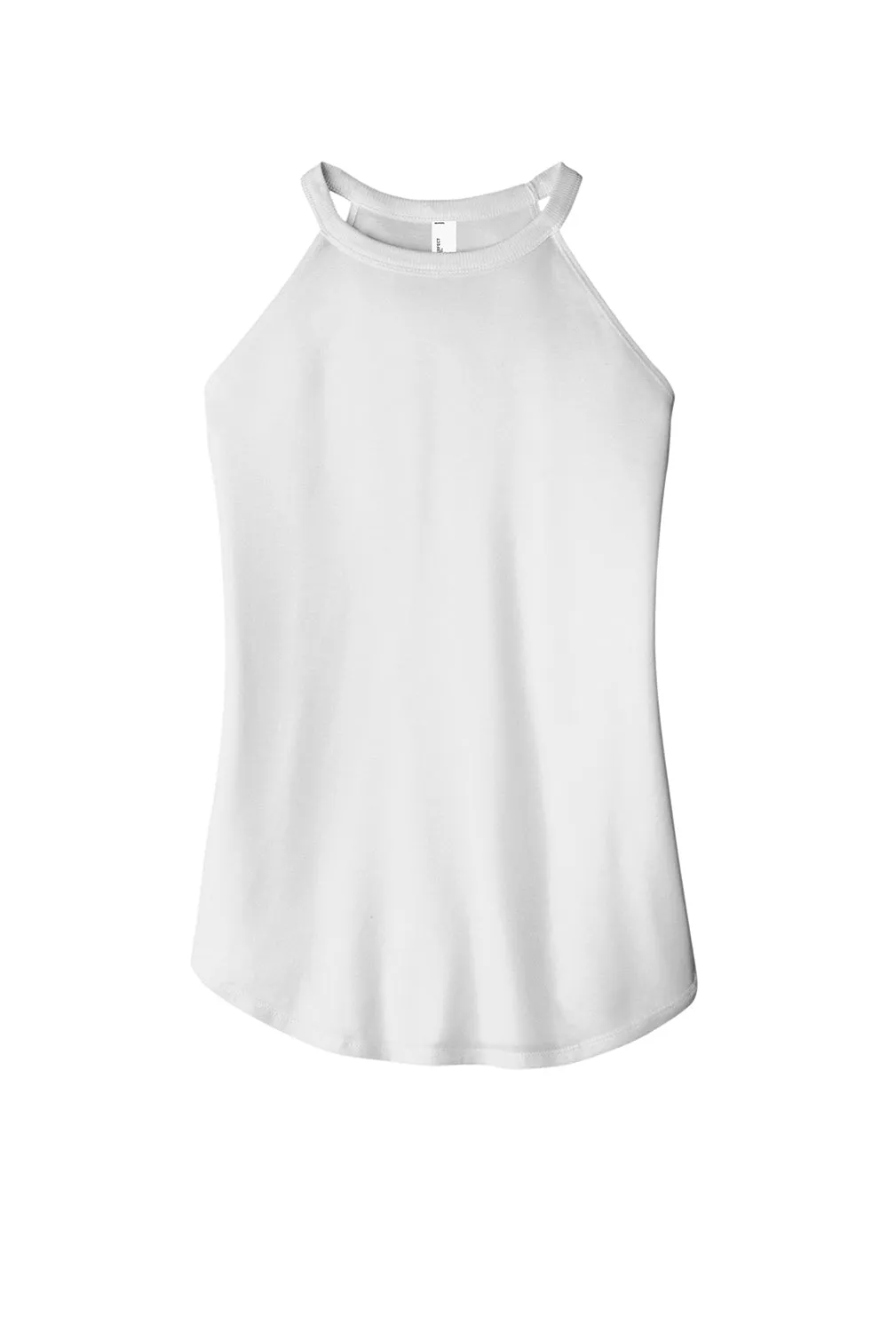 District Womens Perfect Tri Rocker Tank Top - White  Buy new Clothing District