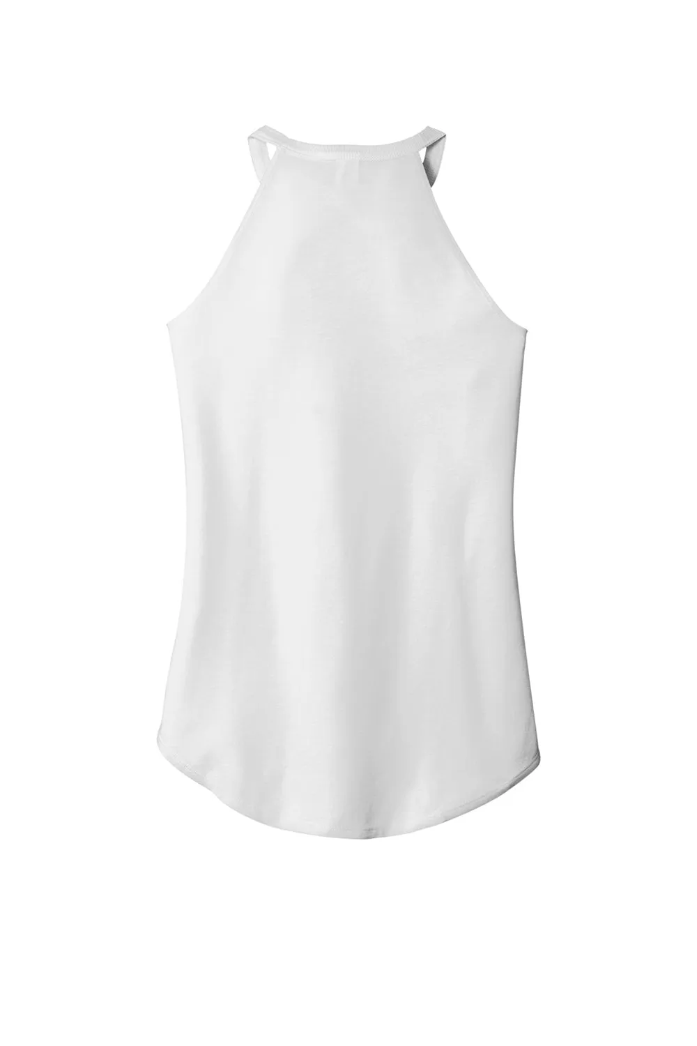 District Womens Perfect Tri Rocker Tank Top - White  Buy new Clothing District