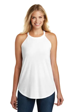 District Womens Perfect Tri Rocker Tank Top - White  Buy new Clothing District