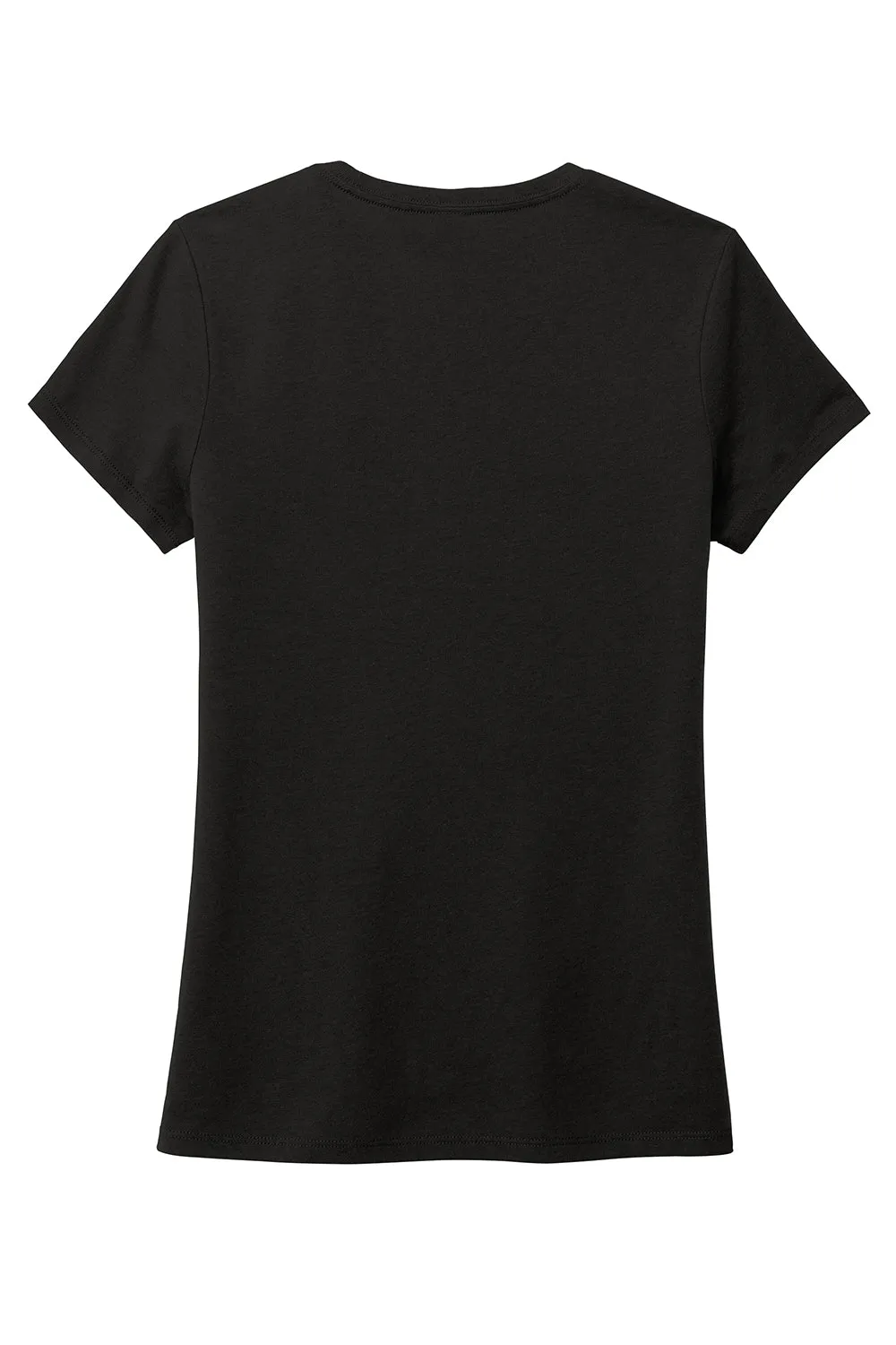 District Womens Perfect Tri Short Sleeve Crewneck T-Shirt - Black  Buy new Clothing District