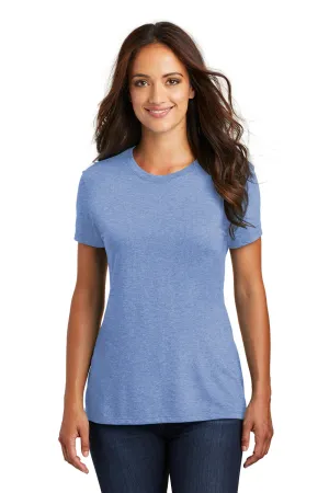 District Womens Perfect Tri Short Sleeve Crewneck T-Shirt - Maritime Blue Frost  Buy new Clothing District