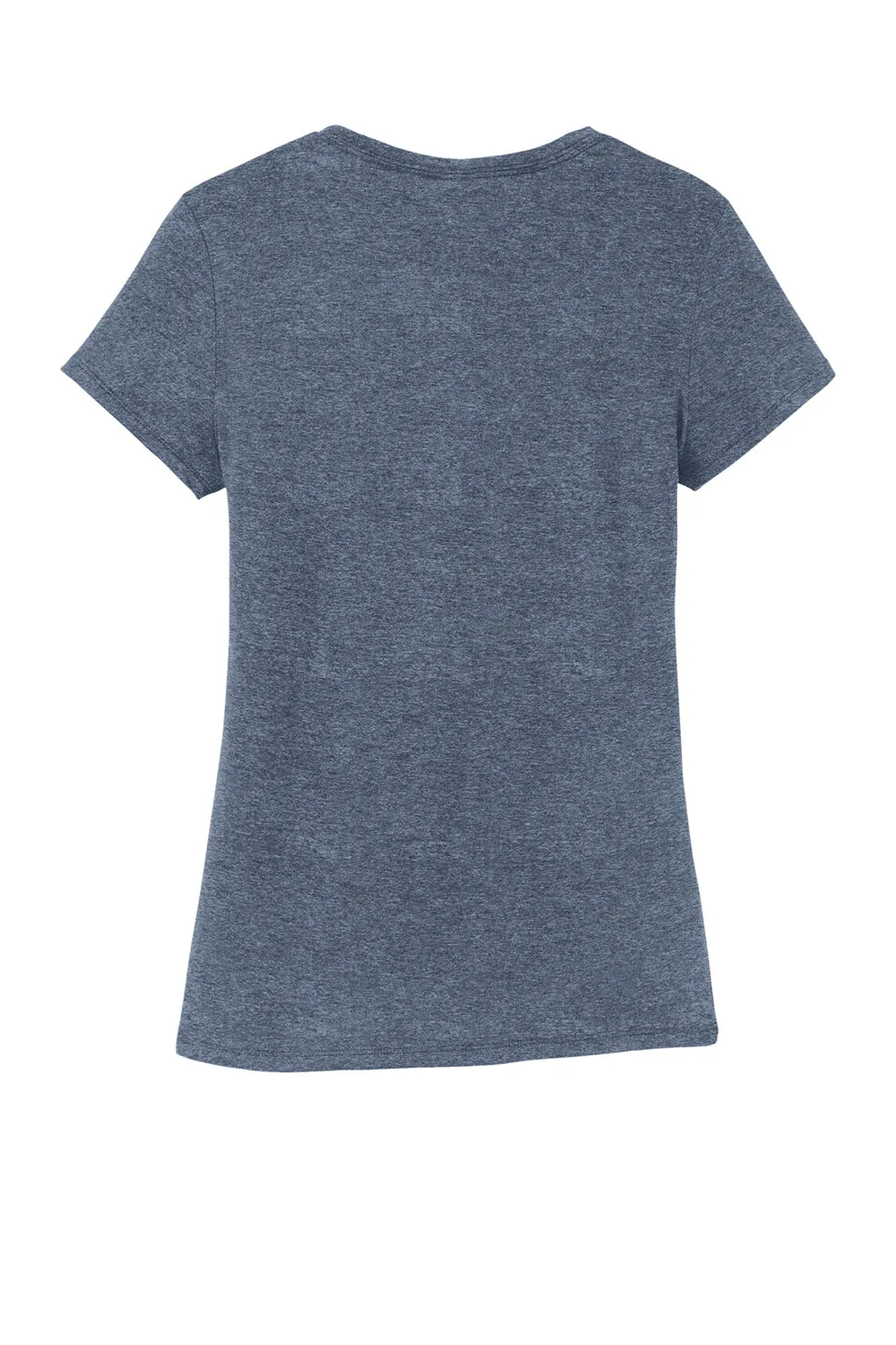District Womens Perfect Tri Short Sleeve Crewneck T-Shirt - Navy Blue Frost  Buy new Clothing District