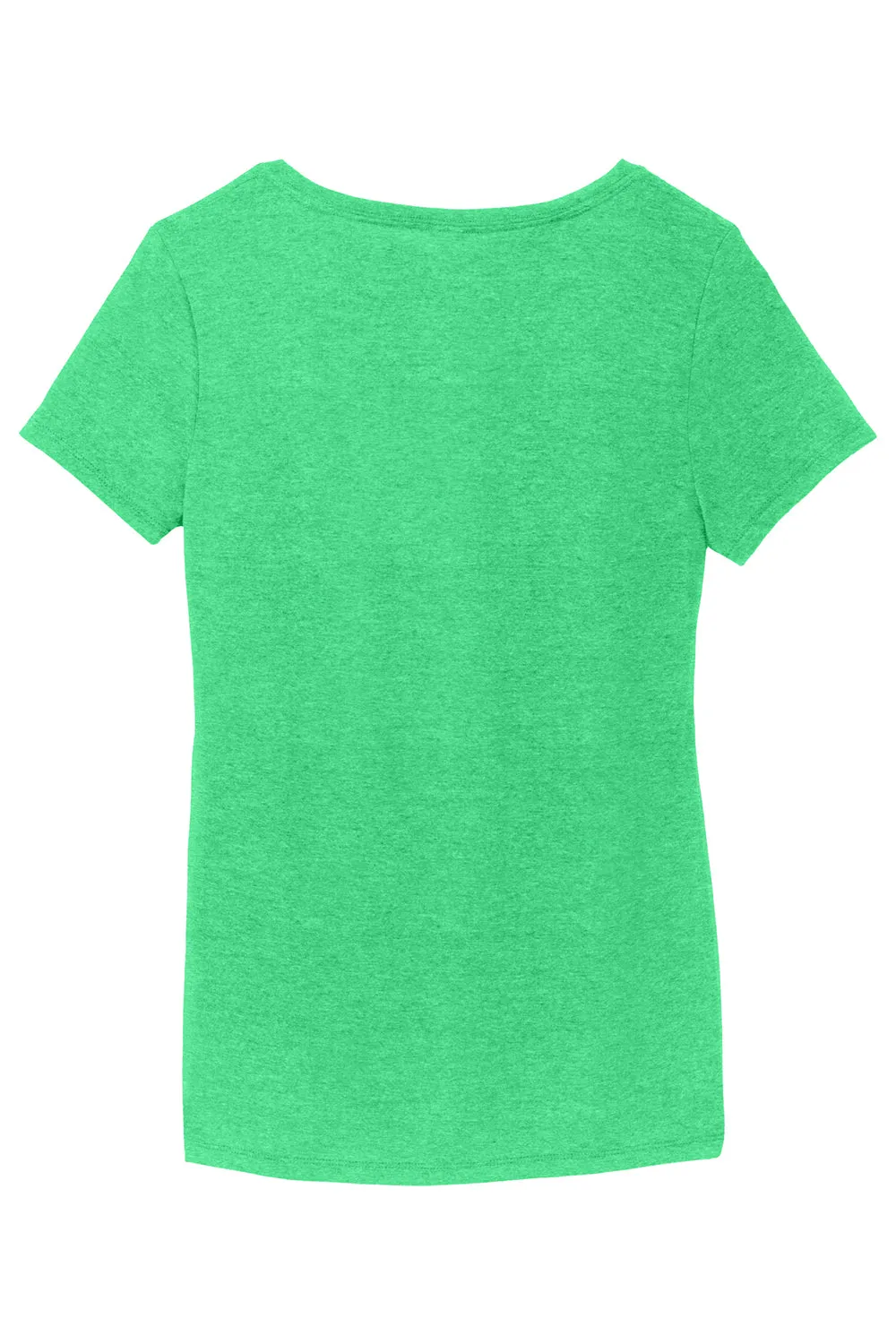 District Womens Perfect Tri Short Sleeve V-Neck T-Shirt - Green Frost  Buy new Clothing District