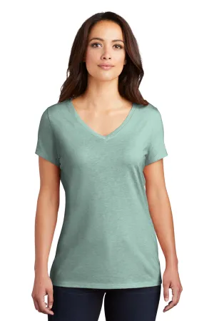 District Womens Perfect Tri Short Sleeve V-Neck T-Shirt - Heather Dusty Sage  Buy new Clothing District