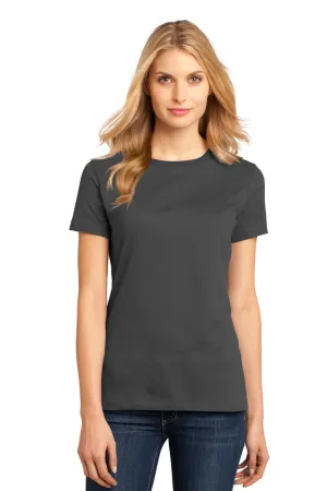District Womens Perfect Weight Short Sleeve Crewneck T-Shirt - Charcoal Grey  Buy new Clothing District