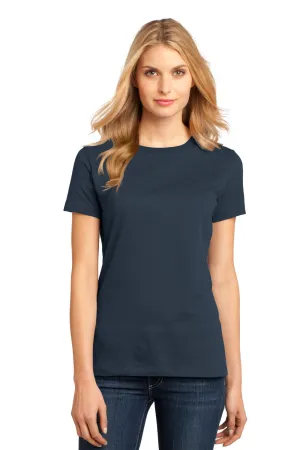 District Womens Perfect Weight Short Sleeve Crewneck T-Shirt - New Navy Blue  Buy new Clothing District