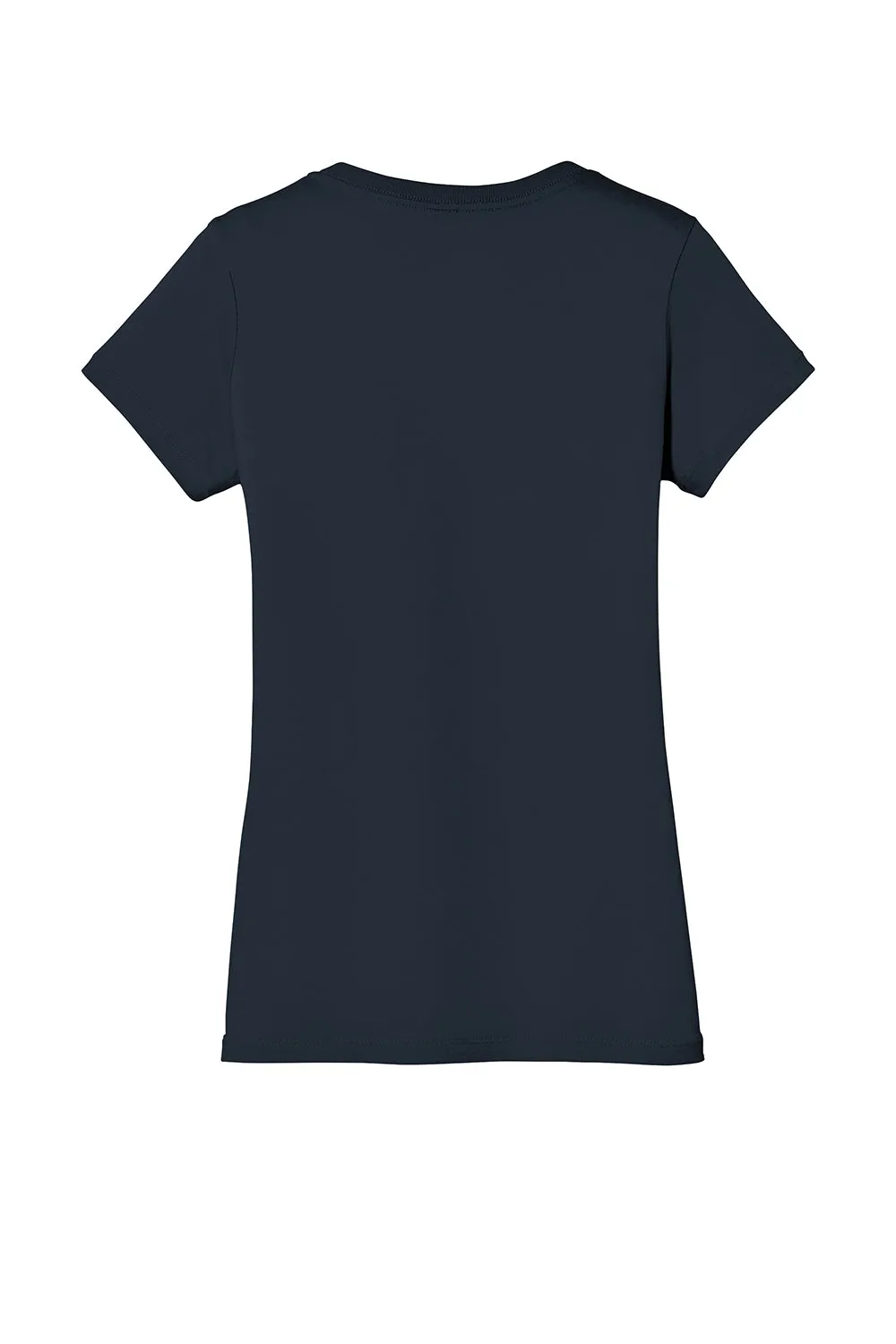 District Womens Perfect Weight Short Sleeve V-Neck T-Shirt - New Navy Blue  Buy new Clothing District