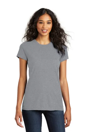 District Womens The Concert Short Sleeve Crewneck T-Shirt - Heather Grey  Buy new Clothing District