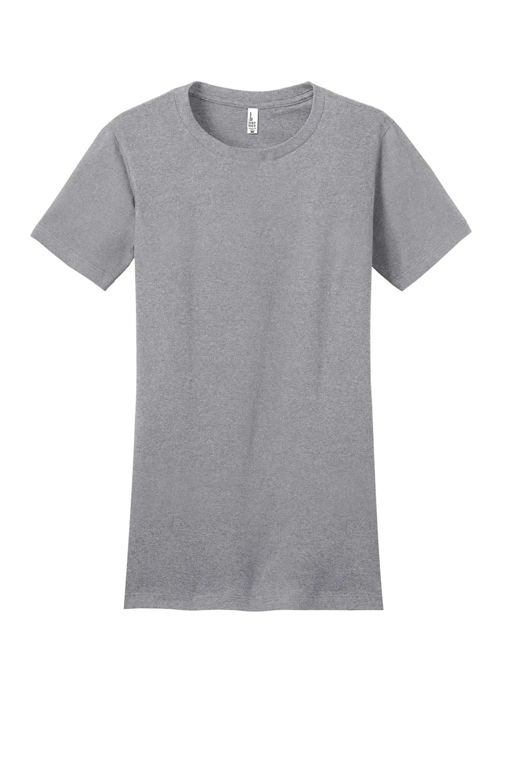 District Womens The Concert Short Sleeve Crewneck T-Shirt - Heather Grey  Buy new Clothing District