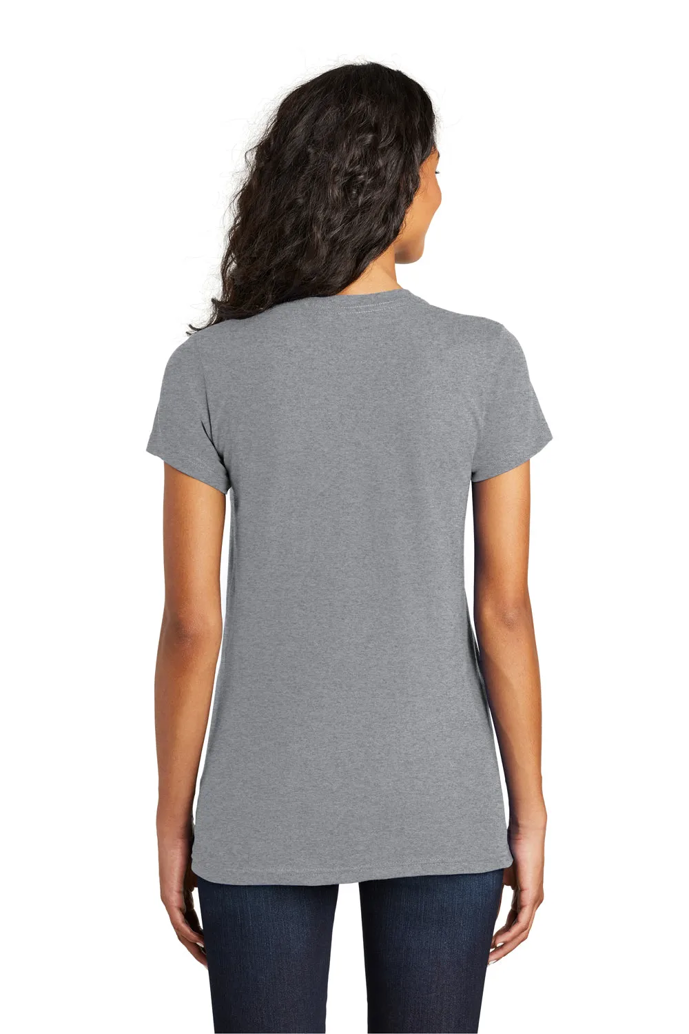 District Womens The Concert Short Sleeve Crewneck T-Shirt - Heather Grey  Buy new Clothing District