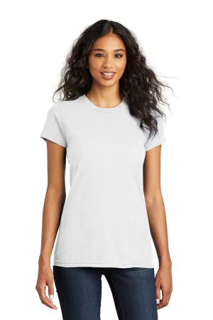 District Womens The Concert Short Sleeve Crewneck T-Shirt - White  Buy new Clothing District