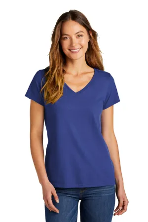 District Womens The Concert Short Sleeve V-Neck T-Shirt - Deep Royal Blue  Buy new Clothing District