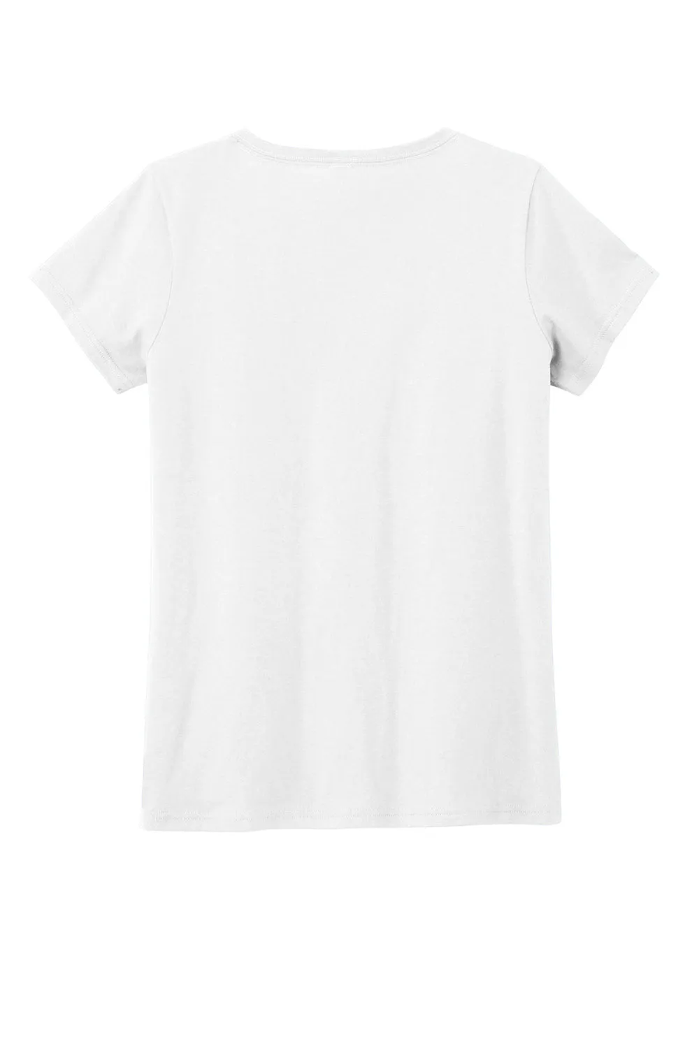 District Womens The Concert Short Sleeve V-Neck T-Shirt - White  Buy new Clothing District