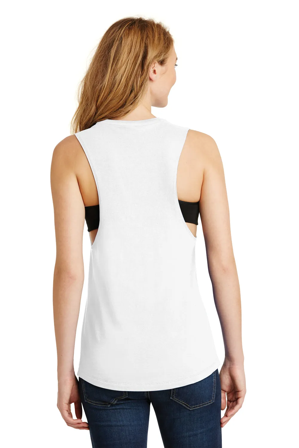 District Womens Very Important Festival Tank Top - White - Closeout  Buy new Clothing District