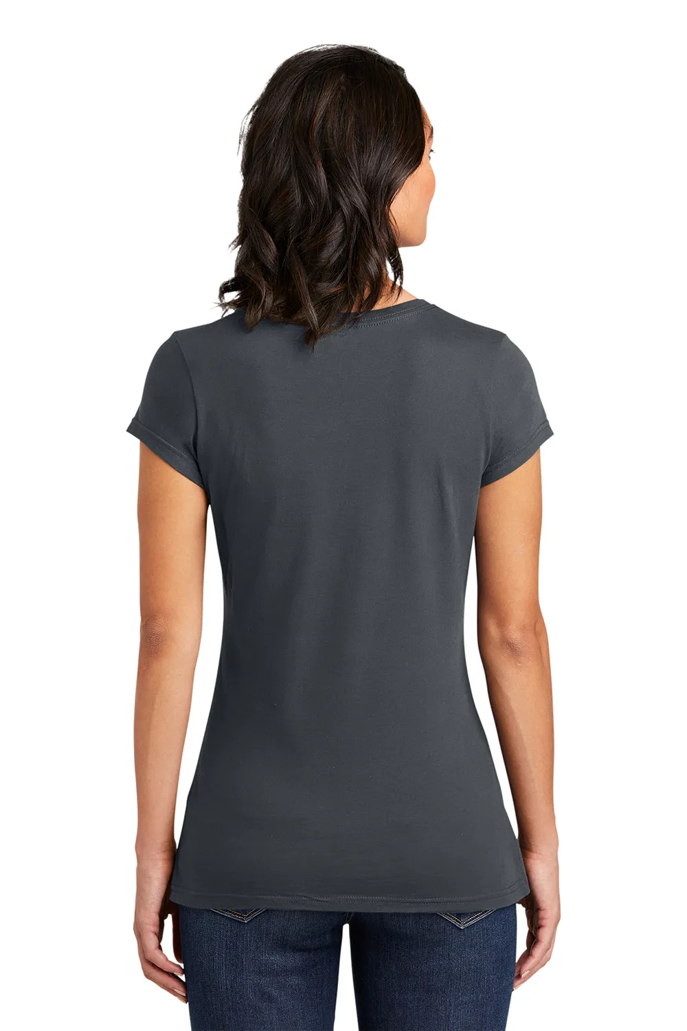 District Womens Very Important Short Sleeve Crewneck T-Shirt - Charcoal Grey - Closeout  Buy new Clothing District