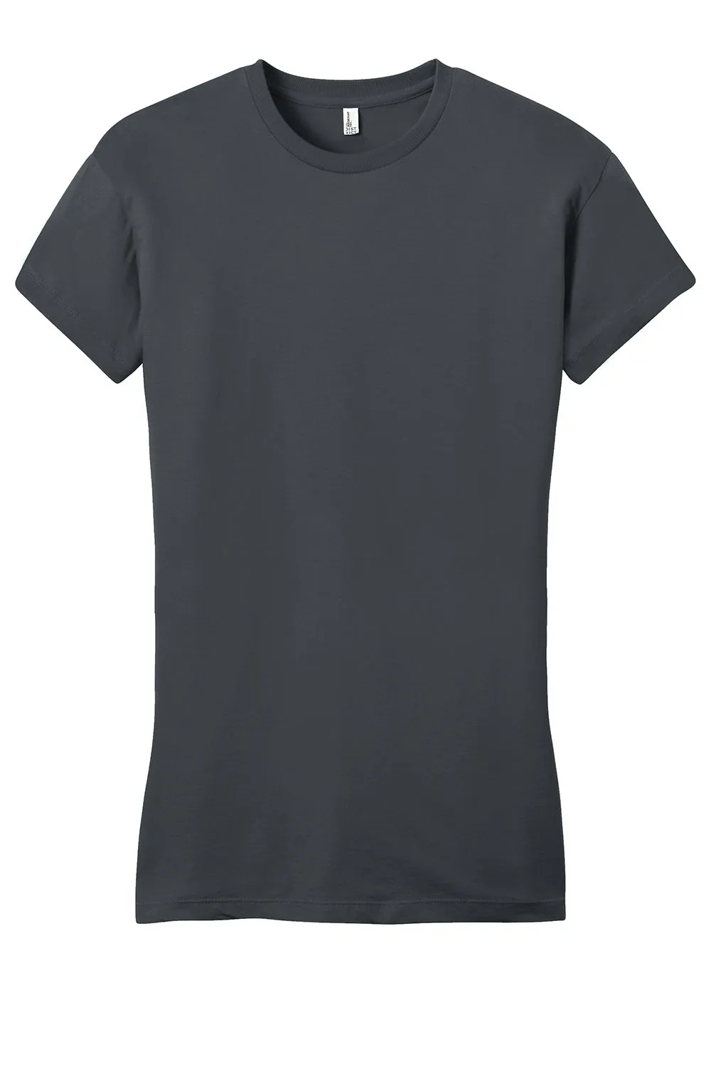 District Womens Very Important Short Sleeve Crewneck T-Shirt - Charcoal Grey - Closeout  Buy new Clothing District