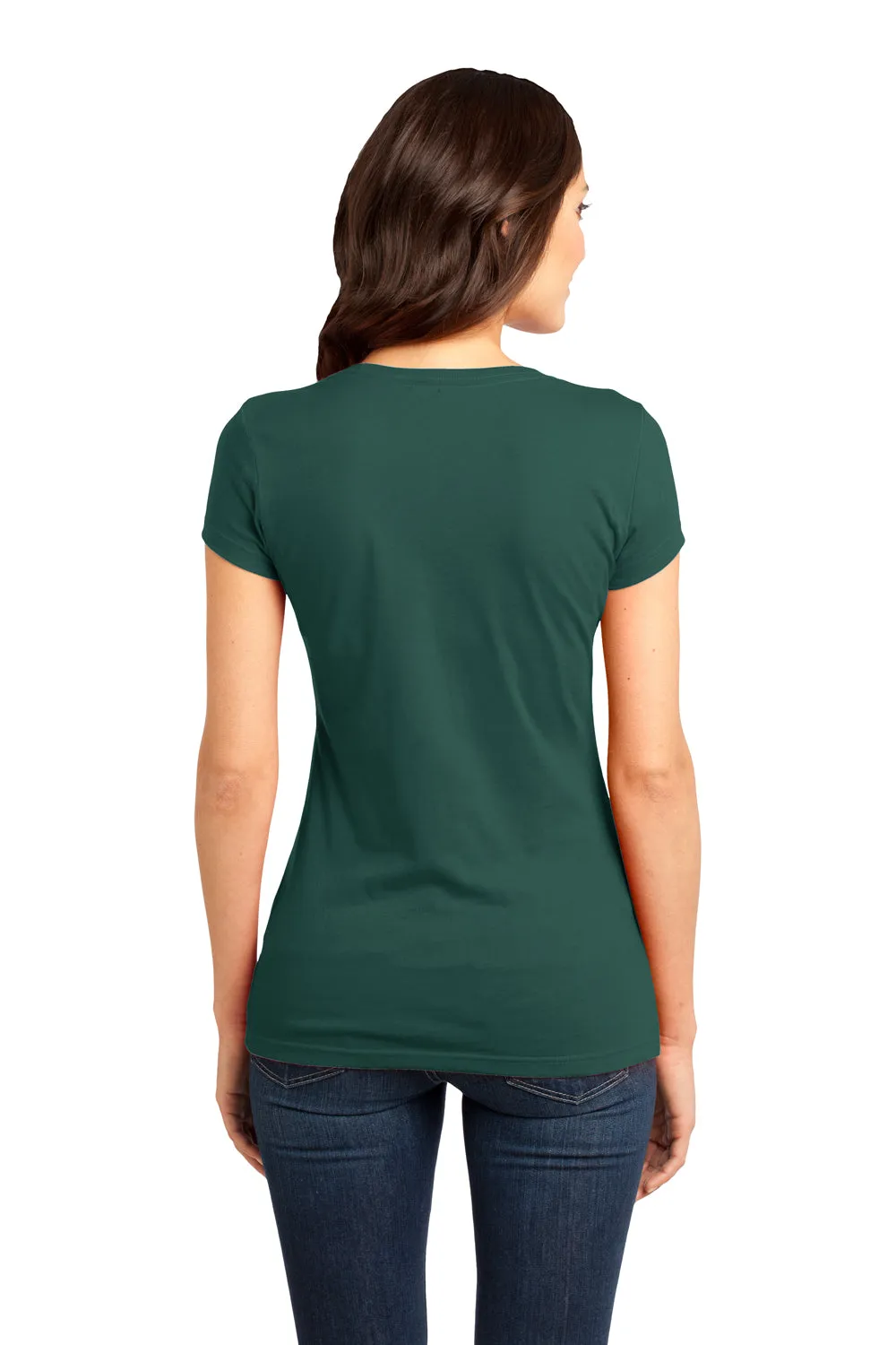 District Womens Very Important Short Sleeve Crewneck T-Shirt - Evergreen - Closeout  Buy new Clothing District