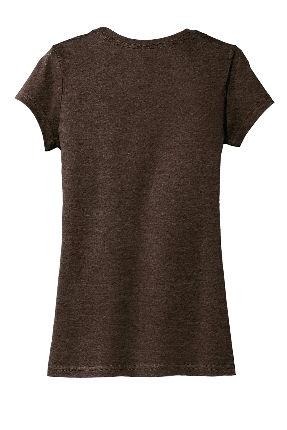 District Womens Very Important Short Sleeve Crewneck T-Shirt - Heather Brown - Closeout  Buy new Clothing District