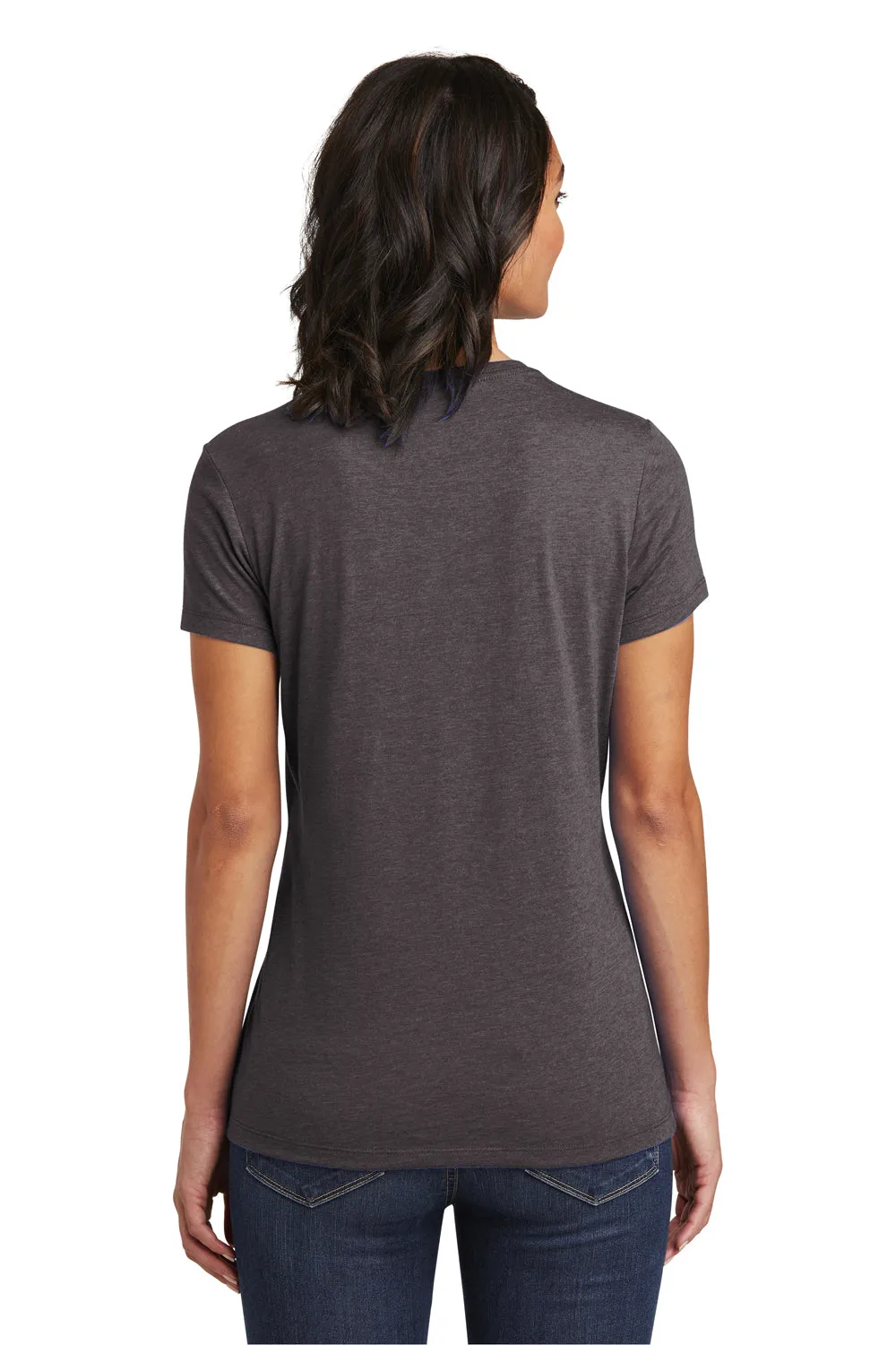 District Womens Very Important Short Sleeve Crewneck T-Shirt - Heather Charcoal Grey  Buy new Clothing District