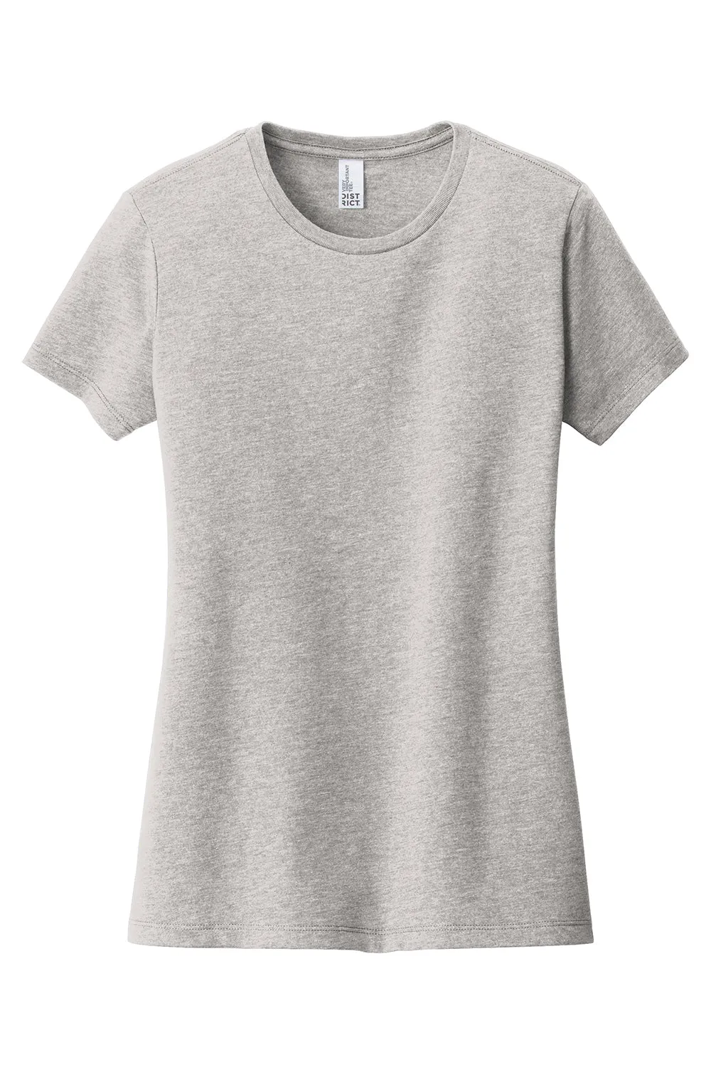 District Womens Very Important Short Sleeve Crewneck T-Shirt - Heather Light Grey  Buy new Clothing District