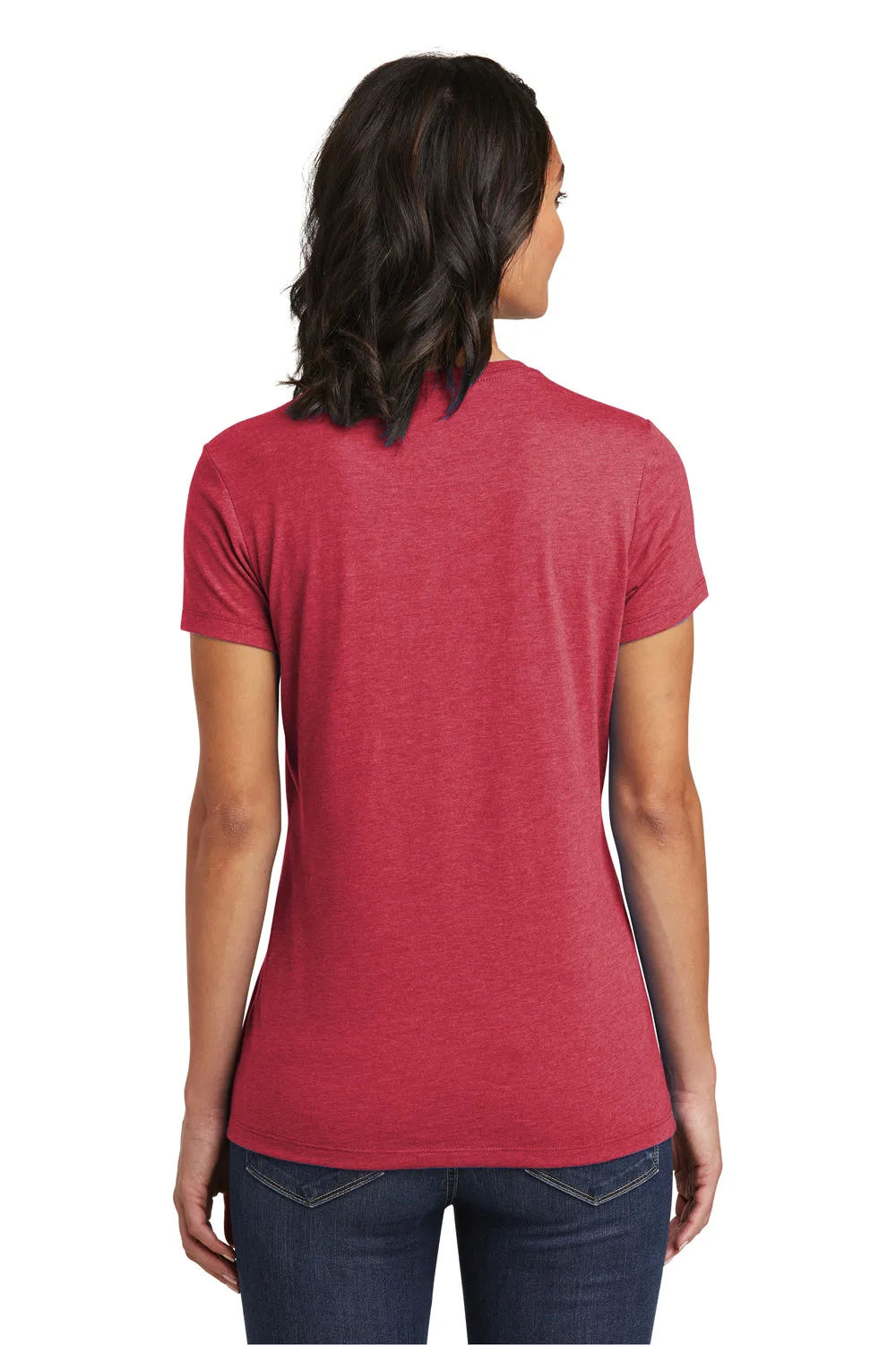 District Womens Very Important Short Sleeve Crewneck T-Shirt - Heather Red - Closeout  Buy new Clothing District