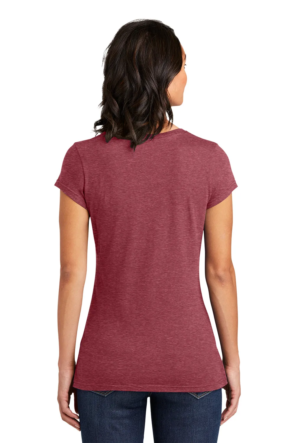 District Womens Very Important Short Sleeve Crewneck T-Shirt - Heather Red - Closeout  Buy new Clothing District