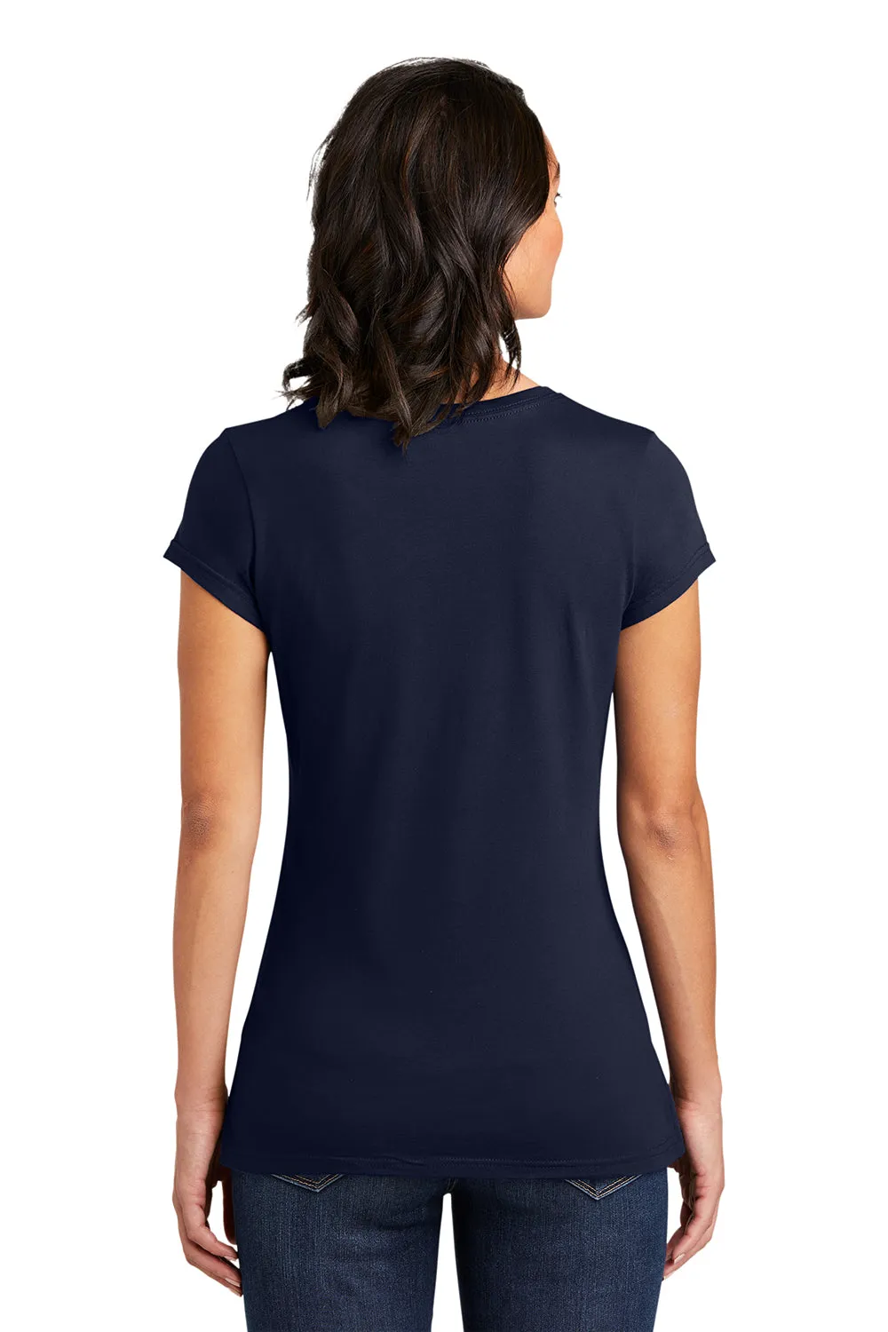 District Womens Very Important Short Sleeve Crewneck T-Shirt - New Navy Blue  Buy new Clothing District