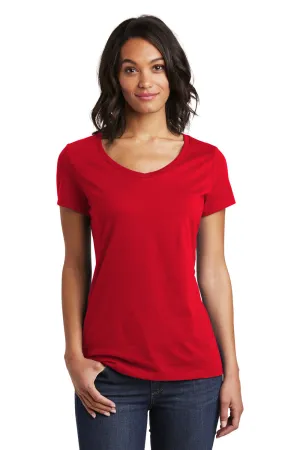 District Womens Very Important Short Sleeve V-Neck T-Shirt - Classic Red - Closeout  Buy new Clothing District