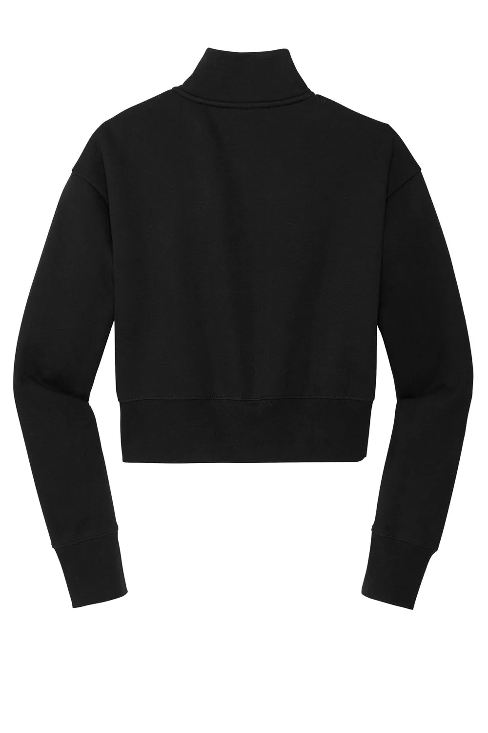 District Womens V.I.T. Fleece 1/4 Zip Sweatshirt - Black  Buy new Clothing District