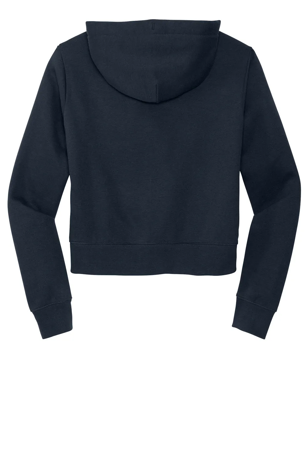 District Womens V.I.T. Fleece Full Zip Hooded Sweatshirt Hoodie w/ Pockets - New Navy Blue  Buy new Clothing District