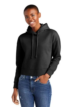 District Womens V.I.T. Fleece Hooded Sweatshirt Hoodie - Black  Buy new Clothing District