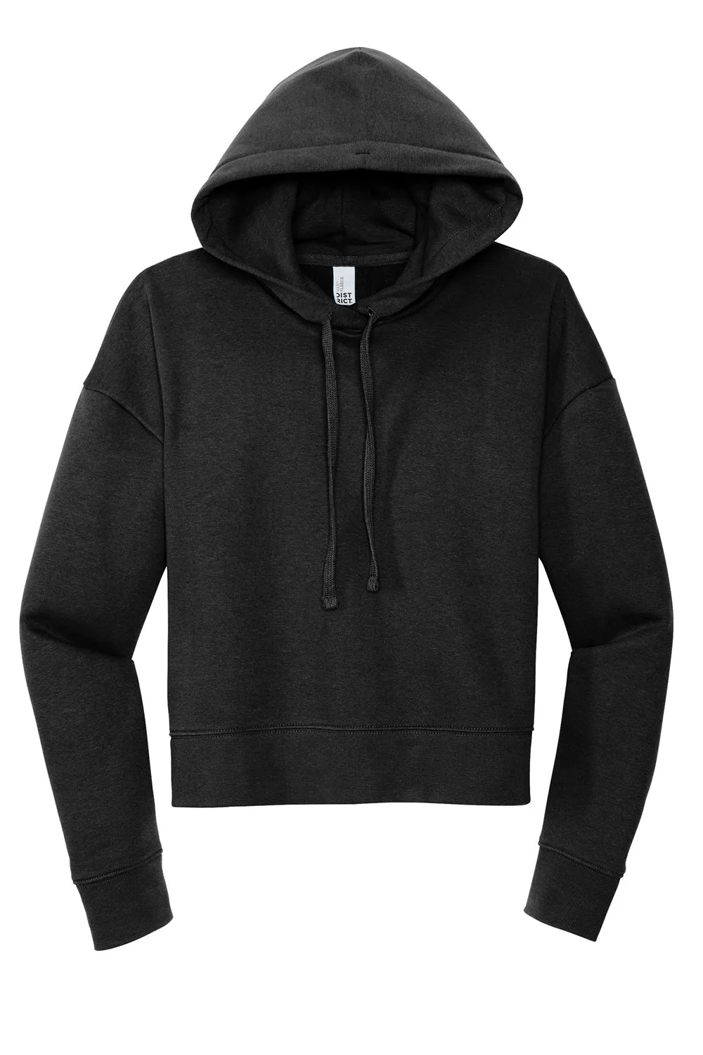 District Womens V.I.T. Fleece Hooded Sweatshirt Hoodie - Black  Buy new Clothing District