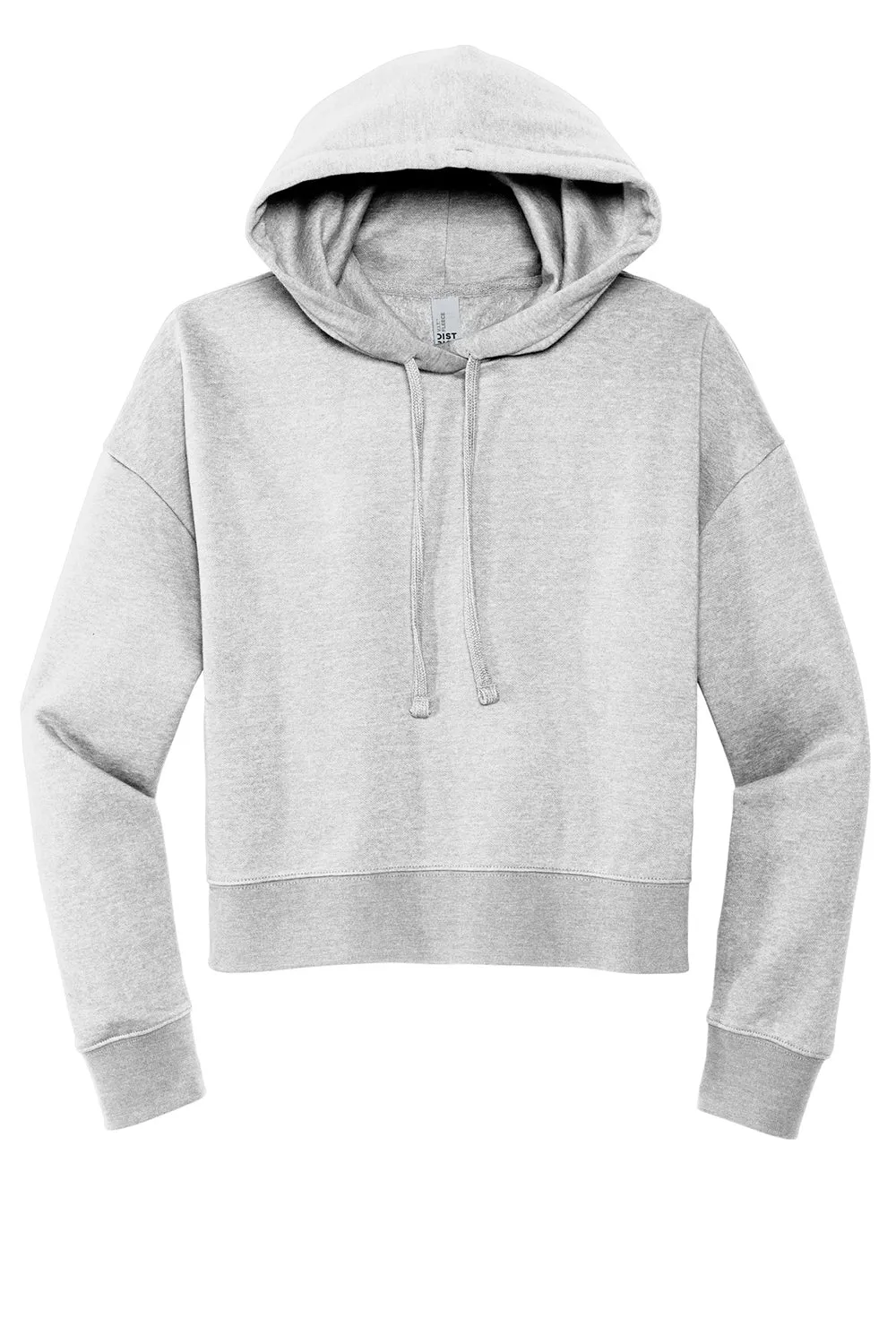 District Womens V.I.T. Fleece Hooded Sweatshirt Hoodie - Heather Light Grey  Buy new Clothing District